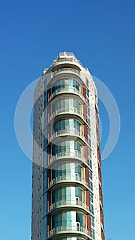 Modern building, Lisbon, Portugal