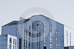 Modern building Manchester England Europe.