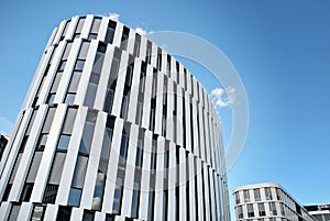 Modern building. Modern office building with facade of glass