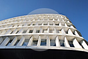 Modern building. Modern office building with facade of glass