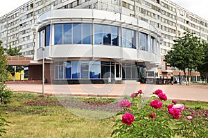 Modern building in Naberezhnye Chelny. Russia