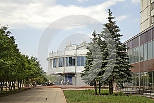 Modern building in Naberezhnye Chelny. Russia