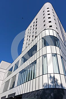 Modern building of part closeup in Poland