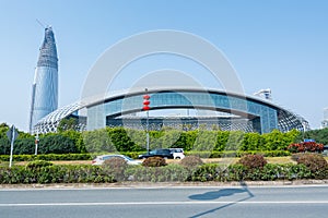 Modern building at the Shenzhen Bay at the Nanshan Shenzhen of China