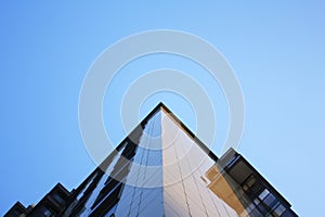 Modern building under blue sky