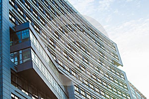 Modern building in Warshaw. Poland