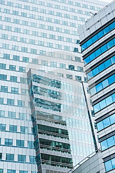 Modern building in Warshaw. Poland