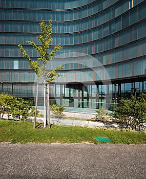 Modern building in Wien