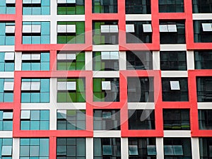 Modern building windows