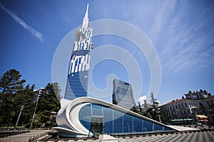 Modern buildings in Batumi, Georgia