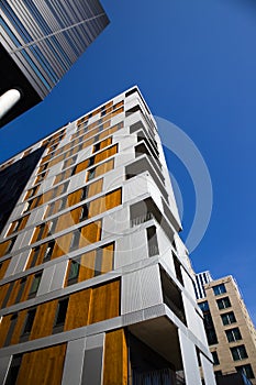 Modern buildings and blue sky downtown Oslo 4