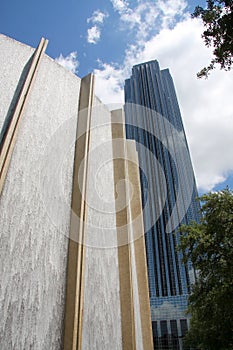 Modern buildings in city Houston