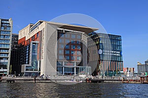 Modern buildings of Conservatory and Library, Amsterdam