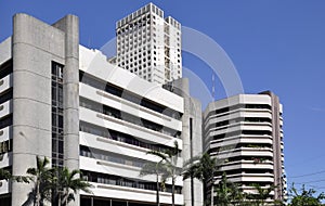 Modern buildings in downtown Makati