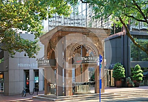 Modern Buildings in Downtown Portland, Oregon