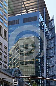 Modern Buildings in Downtown Portland, Oregon