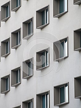 Modern buildings in Gae Aulenti square, Milan