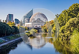 Modern buildings on the Iset River.