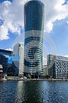 Modern buildings in London photo