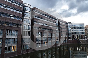 Modern buildings in Neustadt, Hamburg, Germany