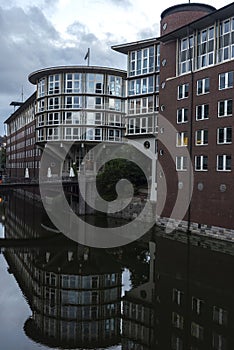 Modern buildings in Neustadt, Hamburg, Germany