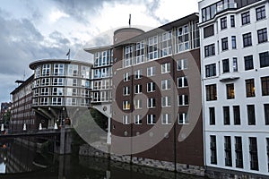 Modern buildings in Neustadt, Hamburg, Germany