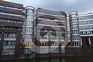 Modern buildings in Neustadt, Hamburg, Germany