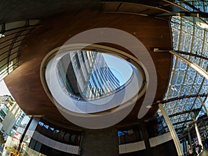 Modern buildings at Porta Nuova in Milan. Gae Aulenti square photo