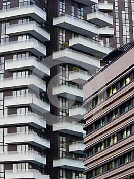 Modern buildings at Porta Nuova in Milan, Italy photo