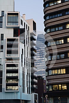 Modern buildings at Porta Nuova in Milan, Italy photo