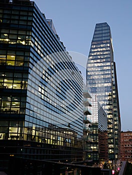 Modern buildings at Porta Nuova in Milan, Italy photo