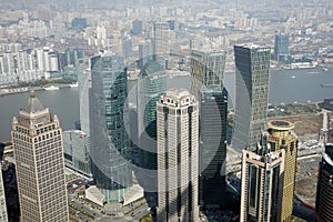 Modern buildings in Shanghai