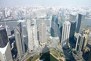 Modern buildings in Shanghai