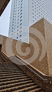 Modern buildings in Tokyo city center