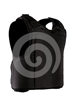 Modern bulletproof vest isolated on a white background. - Image