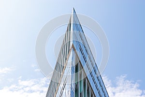 Modern Business buildings with Sky Background