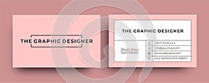 Modern Business Card - Creative and Clean Business Card