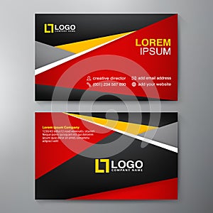 Modern Business card Design Template.