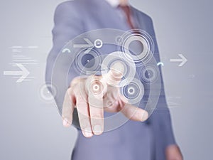 Modern business concept