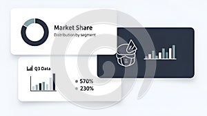 Modern Business Data Analytics Dashboard UI
