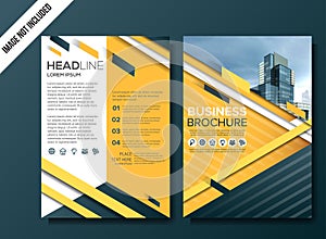 Modern business flyer background template