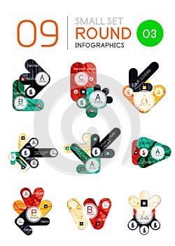 Modern business infographic templates