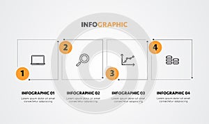 Modern Business Infographic Vector Illustration