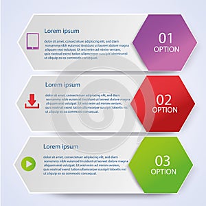 Modern business Infographics banner, diagram style Vector illustration