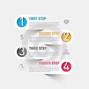 Modern business infographics template