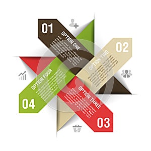 Modern business infographics template