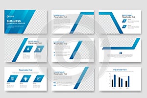 Business PowerPoint presentation slides template design. Use for modern keynote presentation background, brochure layout