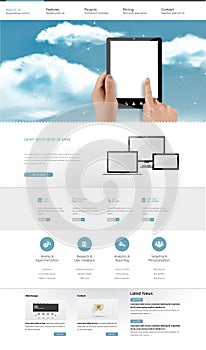 Modern Business Website Template Design