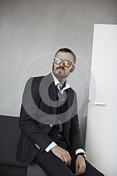 Modern Businessman. Confident Man in Suit.