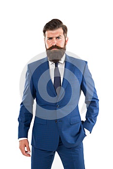 Modern businessman. Confident mature man in suit. Suited man posing. successful businessman portrait. Men fashion. boss